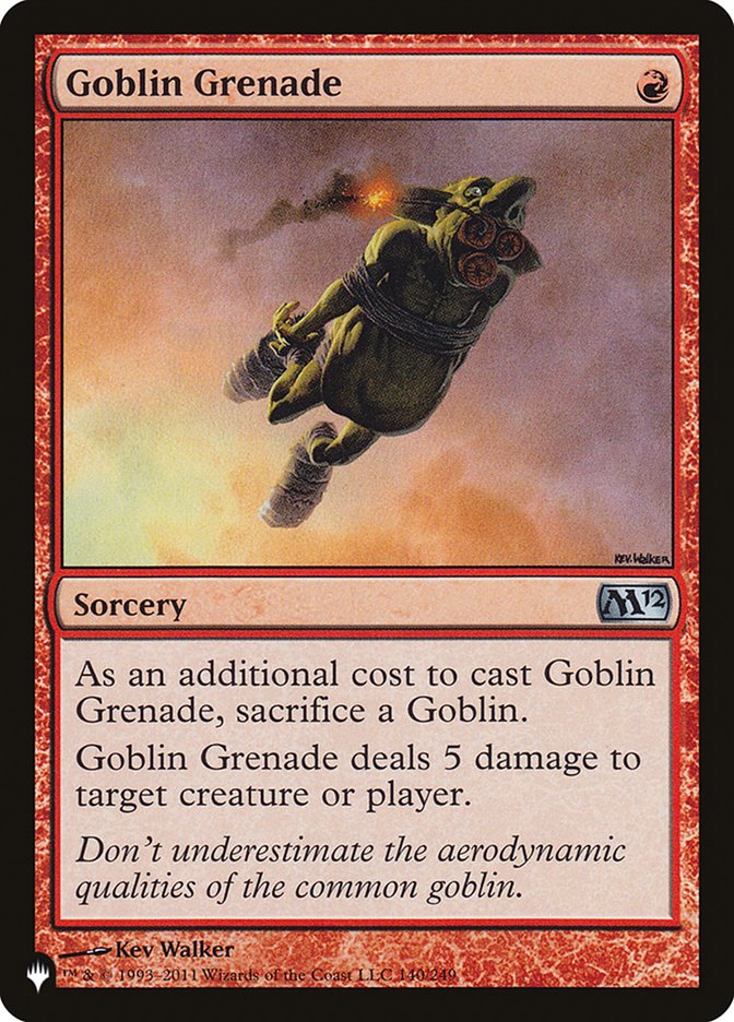 Goblin Grenade [The List] | GnG Games