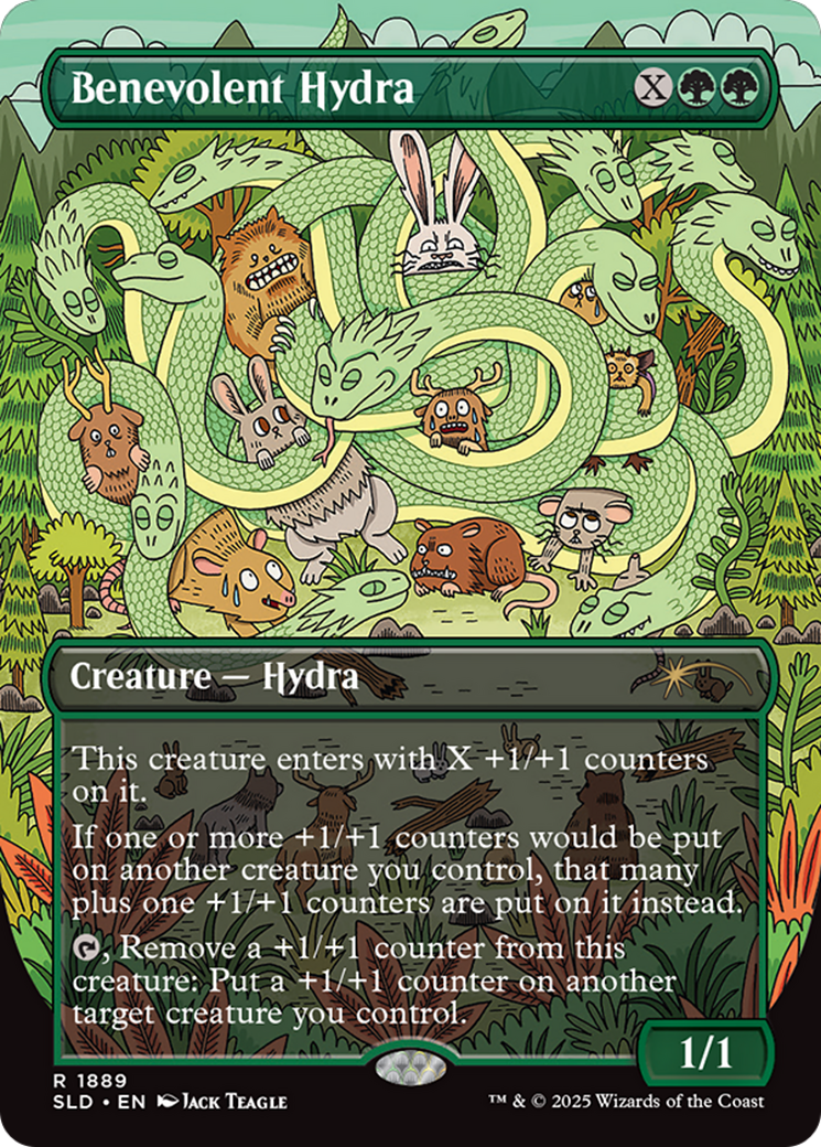 Benevolent Hydra (Rainbow Foil) [Secret Lair Drop Series] | GnG Games