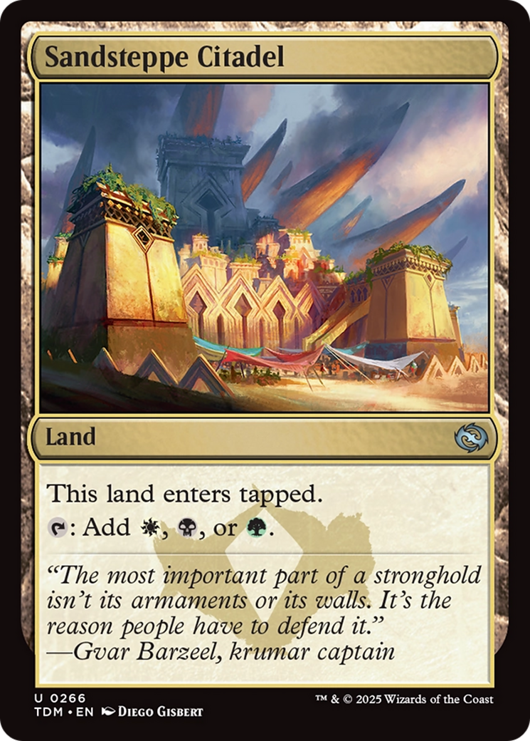 Sandsteppe Citadel [Tarkir: Dragonstorm] | GnG Games