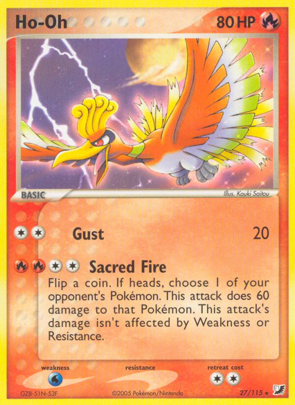 Ho-Oh (27/115) [EX: Unseen Forces] | GnG Games