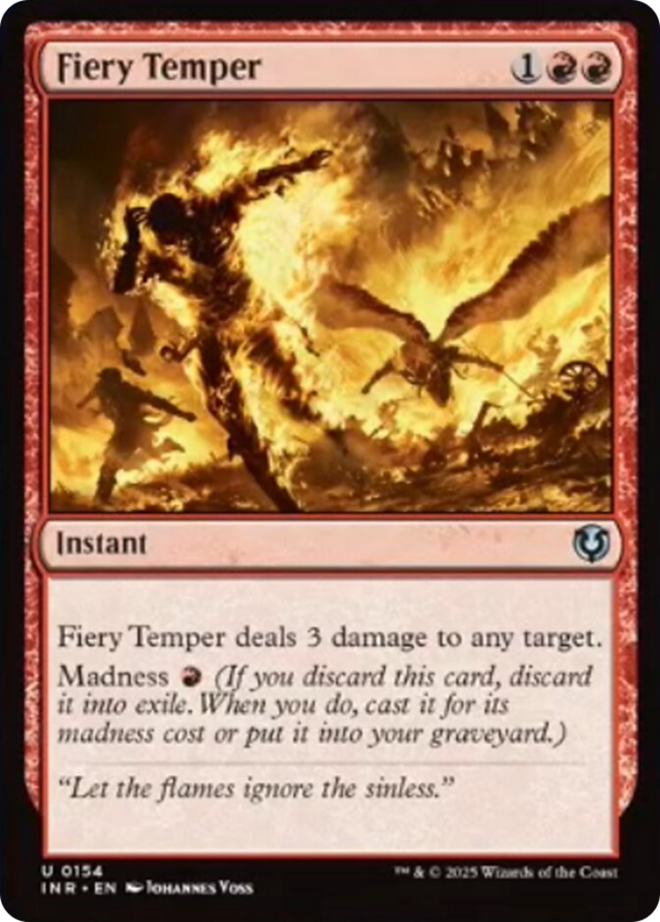 Fiery Temper [Innistrad Remastered] | GnG Games