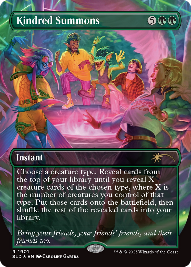 Kindred Summons (Double Rainbow Foil) [Secret Lair Drop Series] | GnG Games