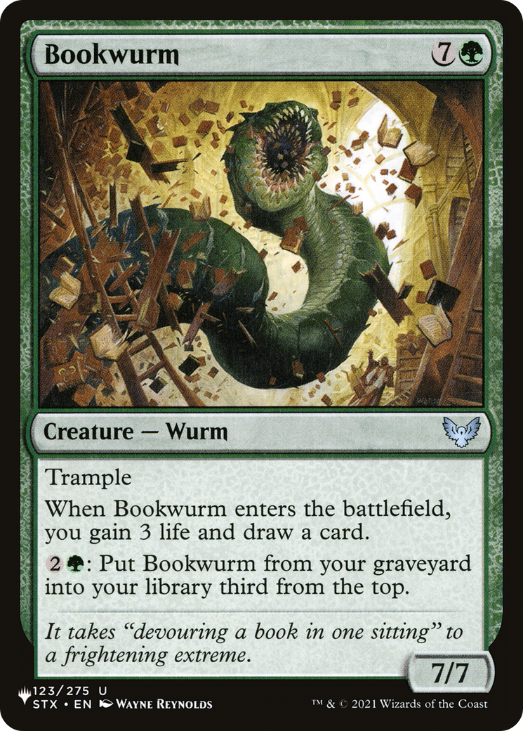 Bookwurm [The List] | GnG Games