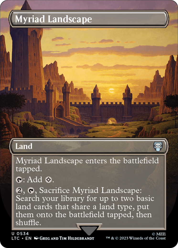Myriad Landscape (Borderless) [The Lord of the Rings: Tales of Middle-Earth Commander] | GnG Games