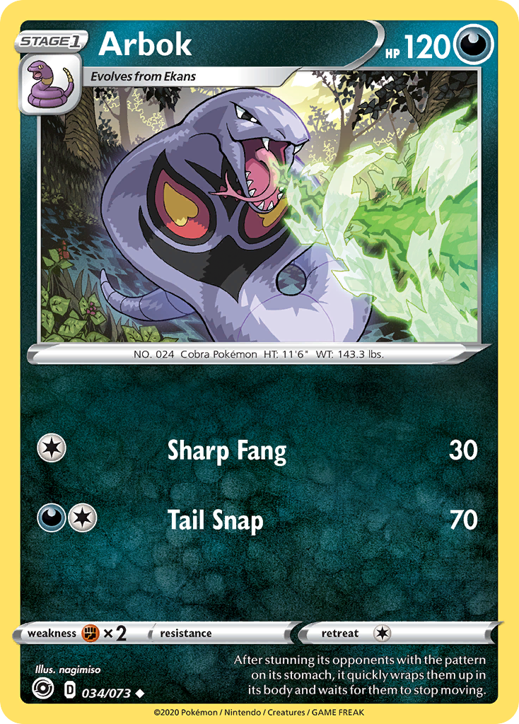 Arbok (034/073) [Sword & Shield: Champion's Path] | GnG Games