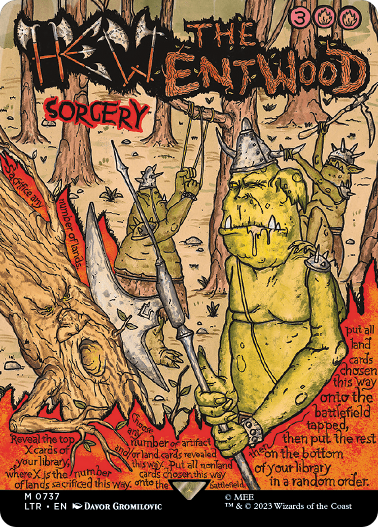 Hew the Entwood (Borderless Poster) [The Lord of the Rings: Tales of Middle-Earth] | GnG Games