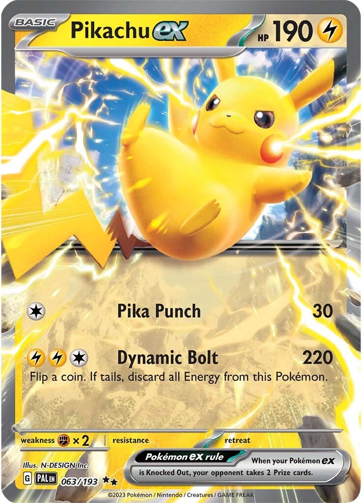 Pikachu ex (063/193) [Scarlet & Violet: Paldea Evolved] | GnG Games