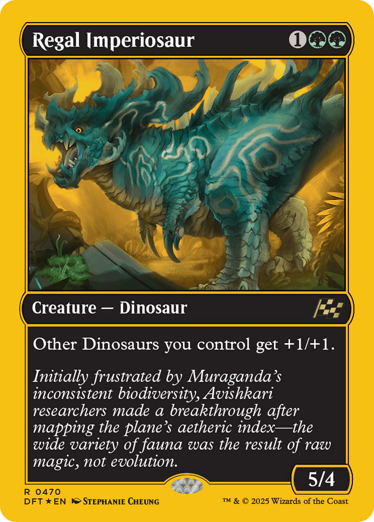 Regal Imperiosaur (First-Place Foil) [Aetherdrift] | GnG Games