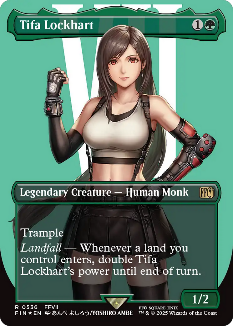 Tifa Lockhart (Borderless) (Surge Foil) [FINAL FANTASY] | GnG Games