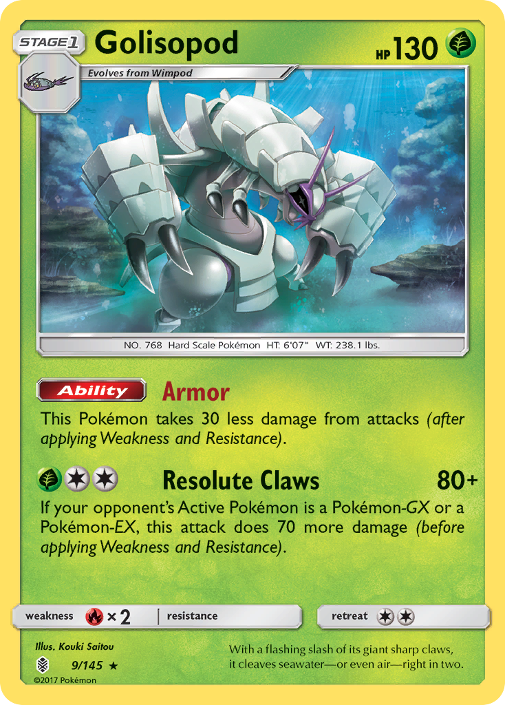 Golisopod (9/145) [Sun & Moon: Guardians Rising] | GnG Games