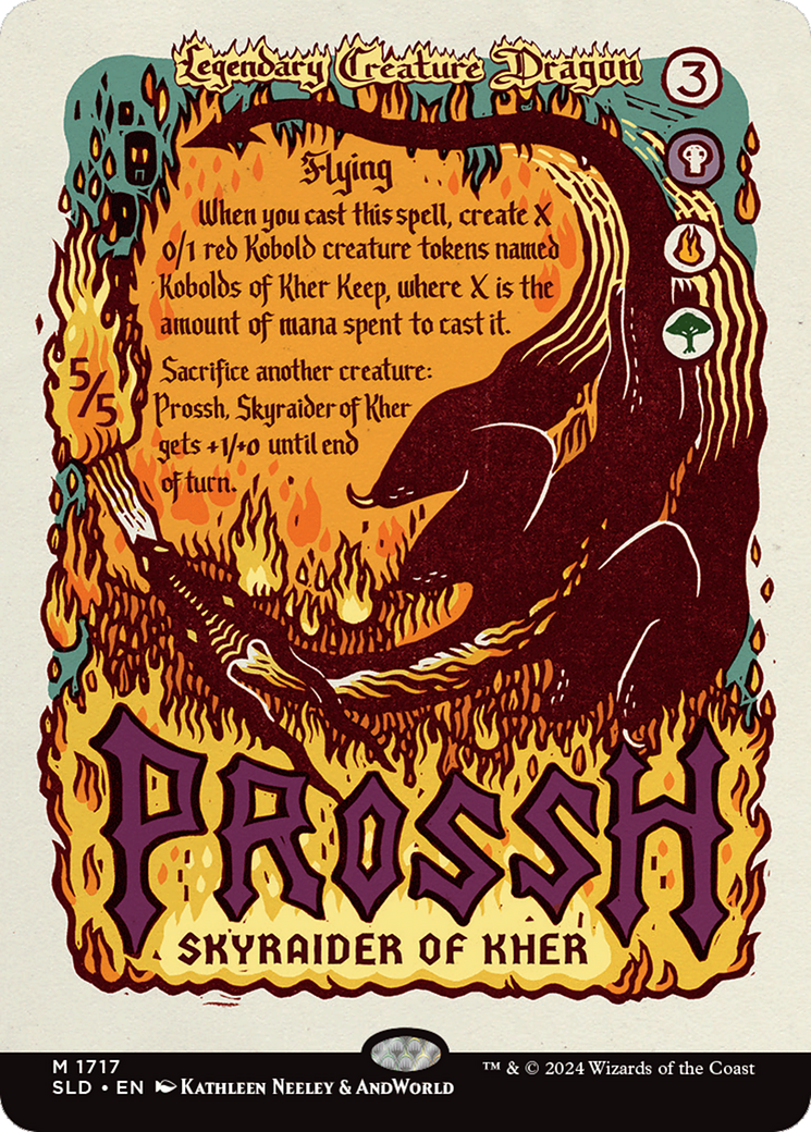 Prossh, Skyraider of Kher (Rainbow Foil) [Secret Lair Drop Series] | GnG Games