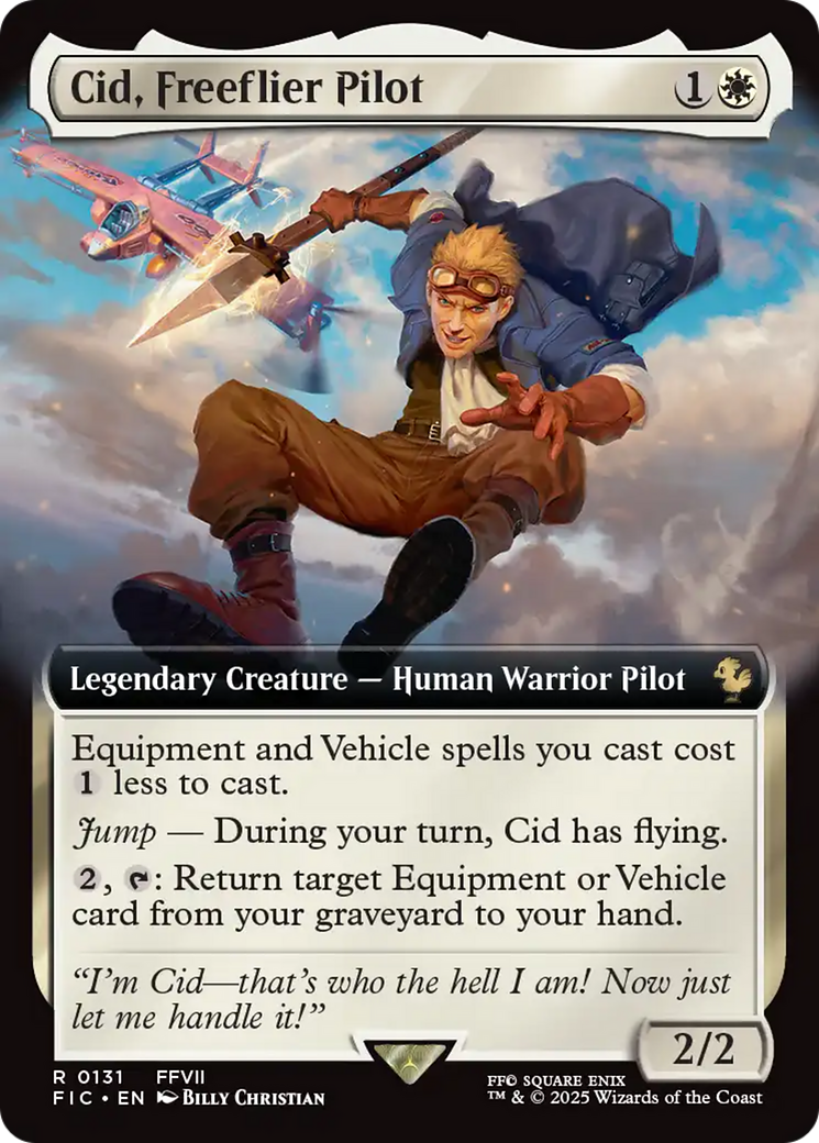 Cid, Freeflier Pilot (Extended Art) [FINAL FANTASY Commander] | GnG Games