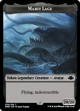 Elephant // Marit Lage Double-Sided Token [Dominaria Remastered Tokens] | GnG Games