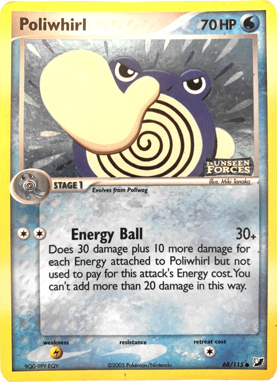 Poliwhirl (68/115) (Stamped) [EX: Unseen Forces] | GnG Games