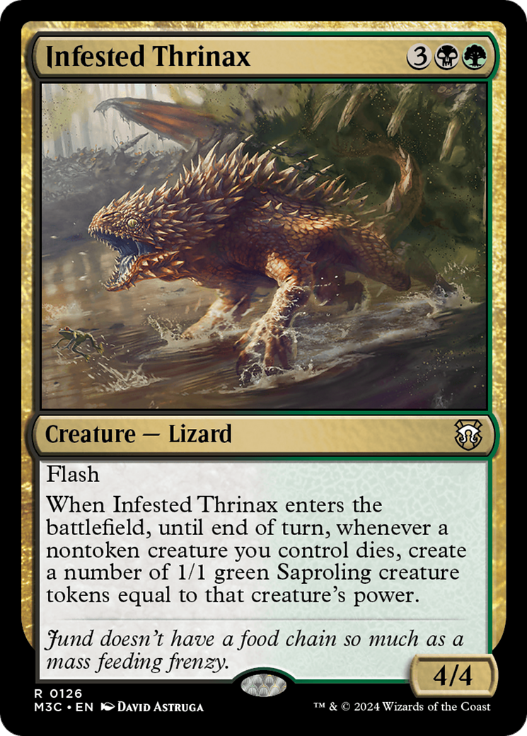 Infested Thrinax [Modern Horizons 3 Commander] | GnG Games