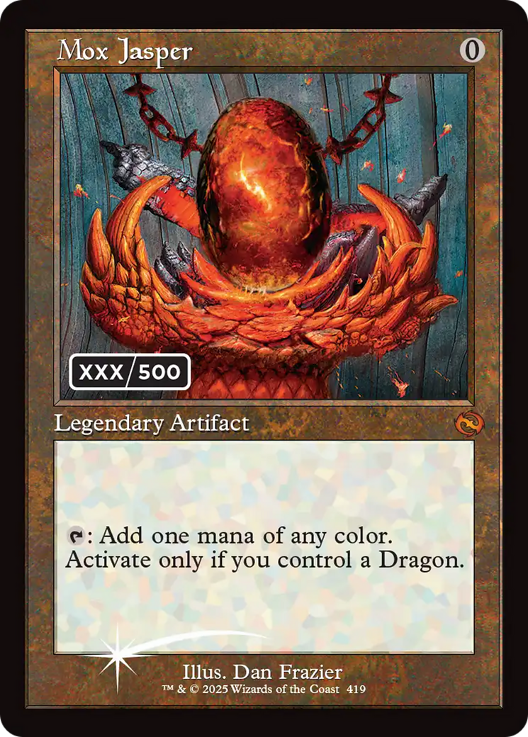 Mox Jasper (Serial Numbered) [Tarkir: Dragonstorm] | GnG Games