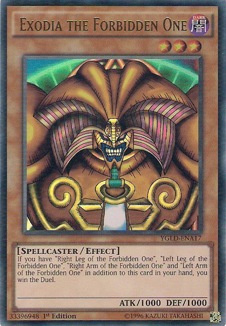 Exodia the Forbidden One [YGLD-ENA17] Ultra Rare | GnG Games