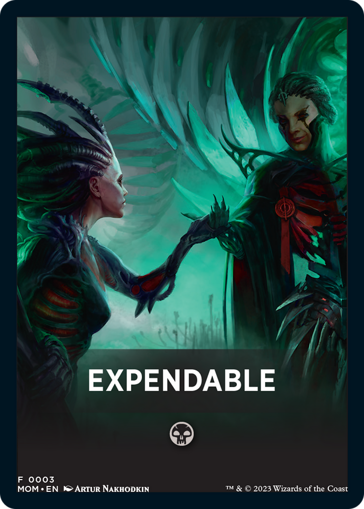 Expendable Theme Card [March of the Machine Tokens] | GnG Games