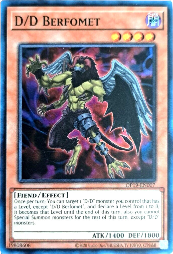 D/D Berfomet [OP19-EN007] Super Rare | GnG Games