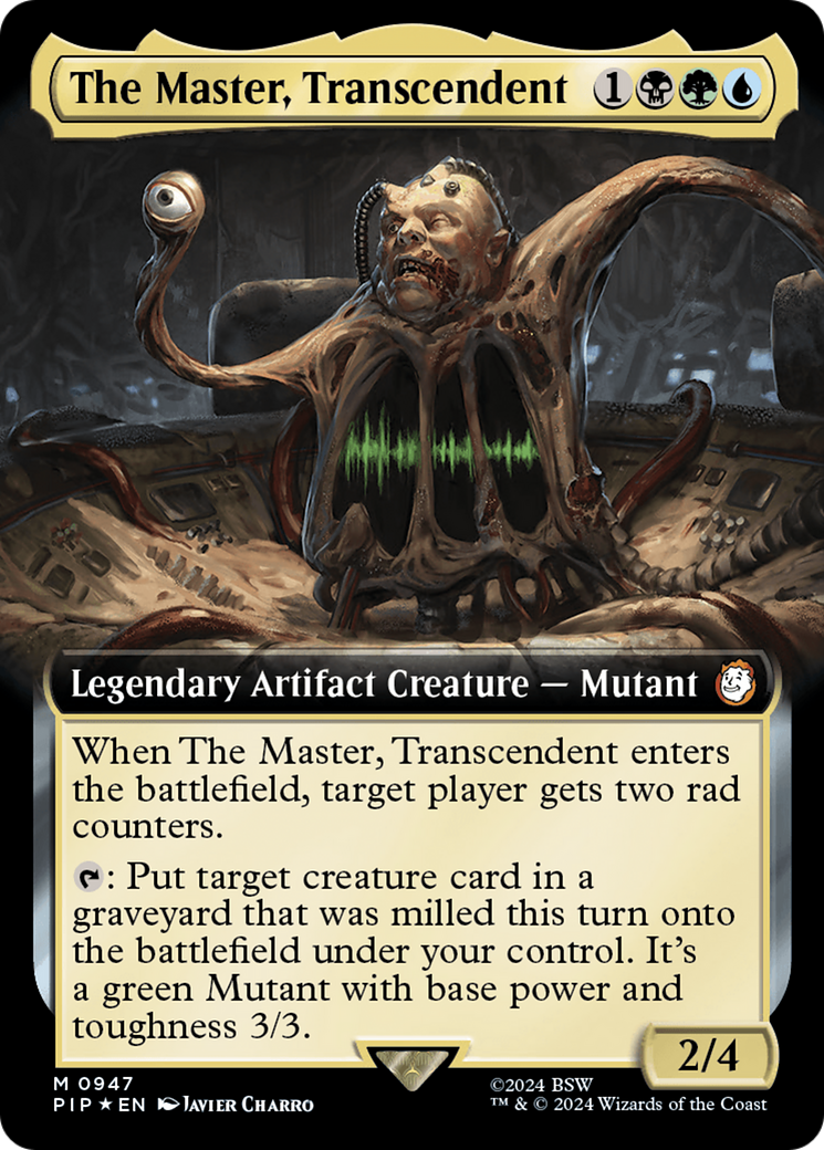 The Master, Transcendent (Extended Art) (Surge Foil) [Fallout] | GnG Games