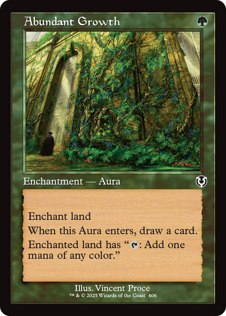 Abundant Growth (Retro Frame) [Innistrad Remastered] | GnG Games