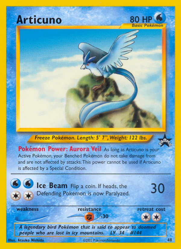 Articuno (48) [Wizards of the Coast: Black Star Promos] | GnG Games