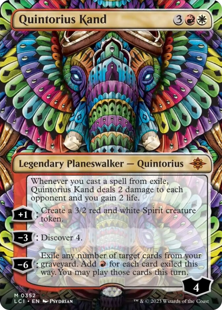 Quintorius Kand (0352) (Borderless) [The Lost Caverns of Ixalan] | GnG Games