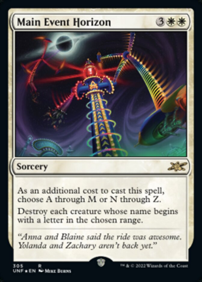Main Event Horizon (Galaxy Foil) [Unfinity] | GnG Games