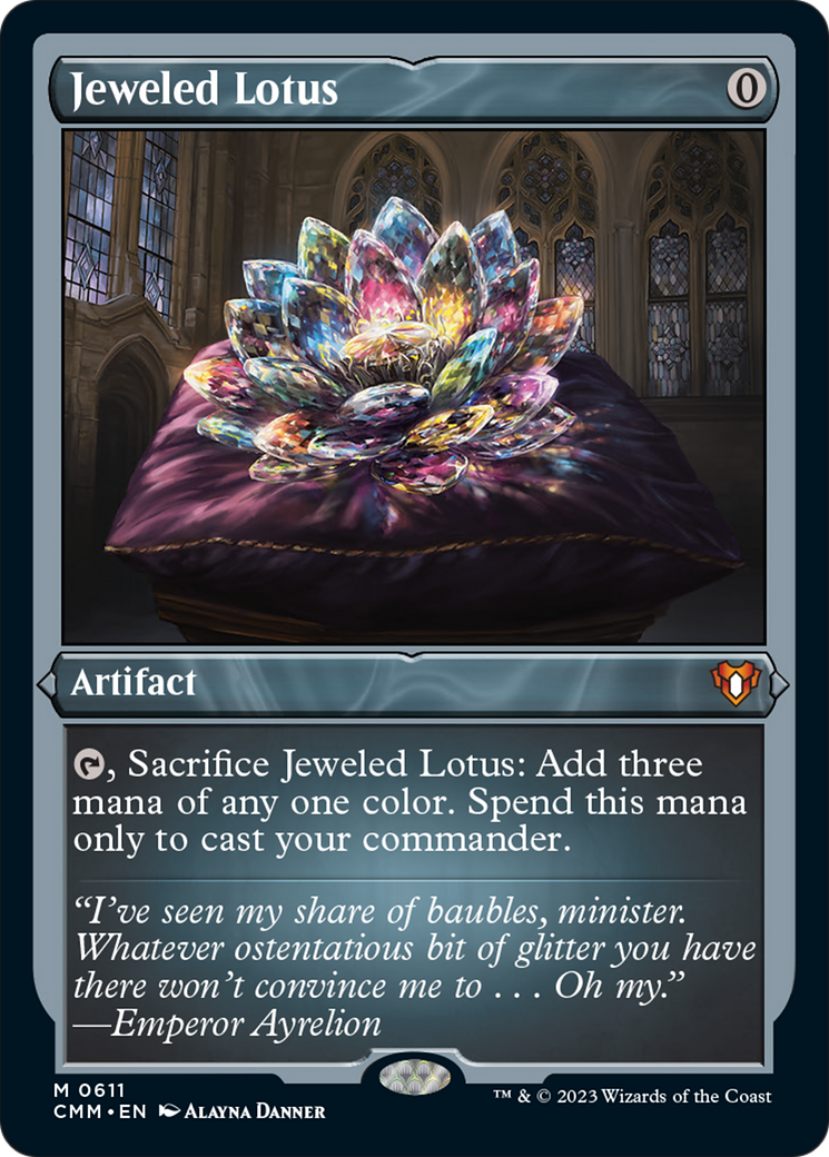 Jeweled Lotus (Foil Etched) [Commander Masters] | GnG Games