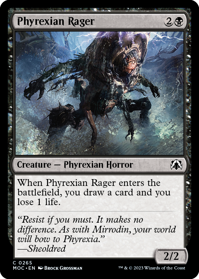 Phyrexian Rager [March of the Machine Commander] | GnG Games