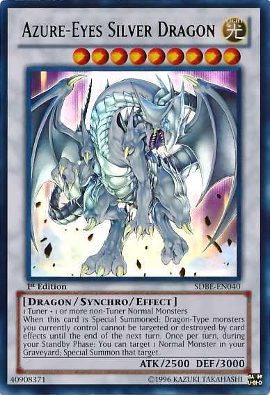 Azure-Eyes Silver Dragon [SDBE-EN040] Ultra Rare | GnG Games