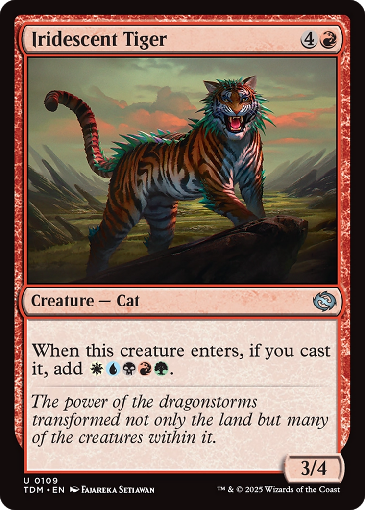 Iridescent Tiger [Tarkir: Dragonstorm] | GnG Games