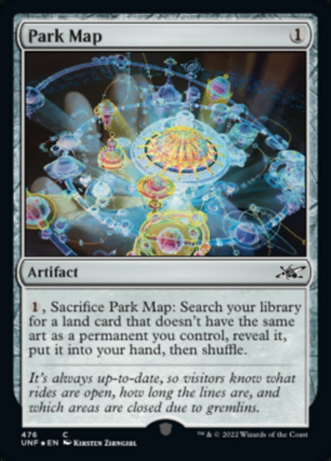 Park Map (Galaxy Foil) [Unfinity] | GnG Games