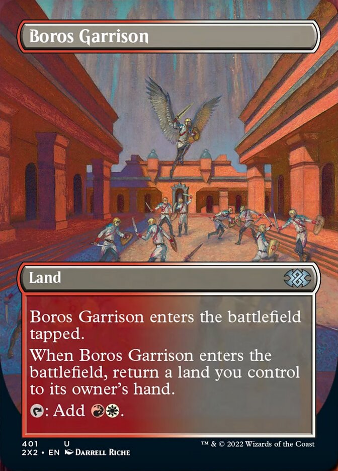 Boros Garrison (Borderless Alternate Art) [Double Masters 2022] | GnG Games