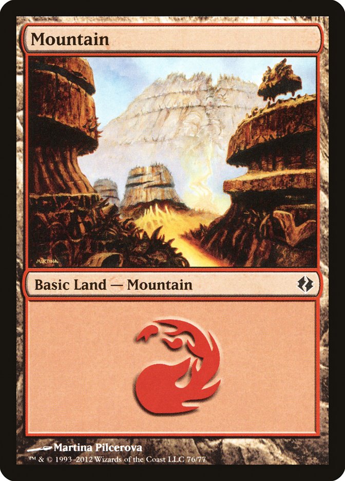 Mountain (76) [Duel Decks: Venser vs. Koth] | GnG Games