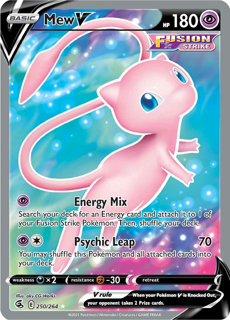 Mew V (250/264) [Sword & Shield: Fusion Strike] | GnG Games