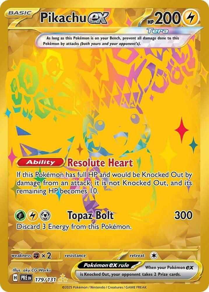 Pikachu ex (179/131) [Scarlet & Violet: Prismatic Evolutions] | GnG Games