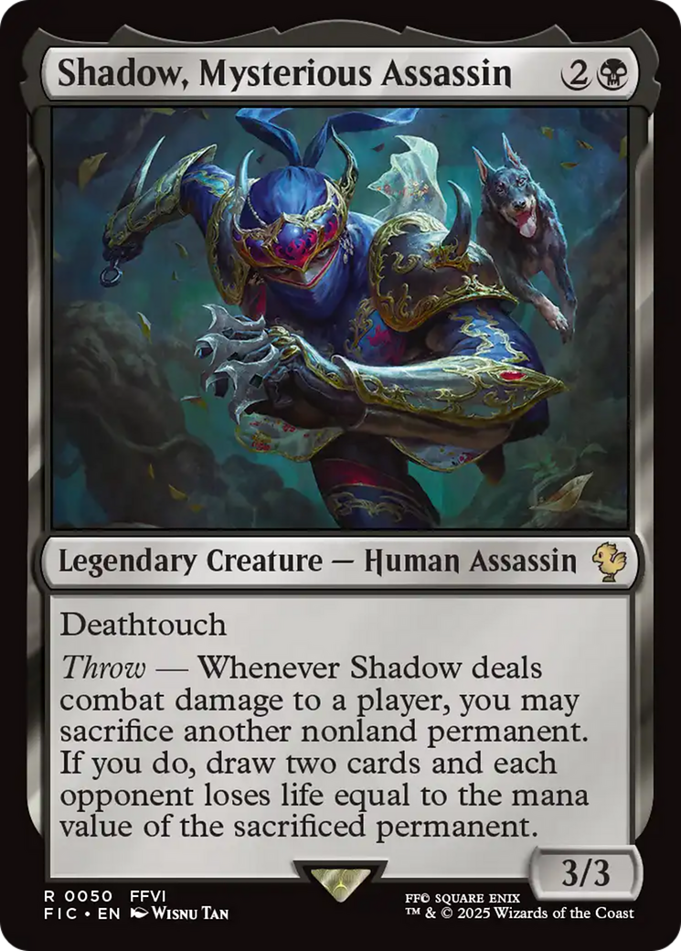 Shadow, Mysterious Assassin [FINAL FANTASY Commander] | GnG Games