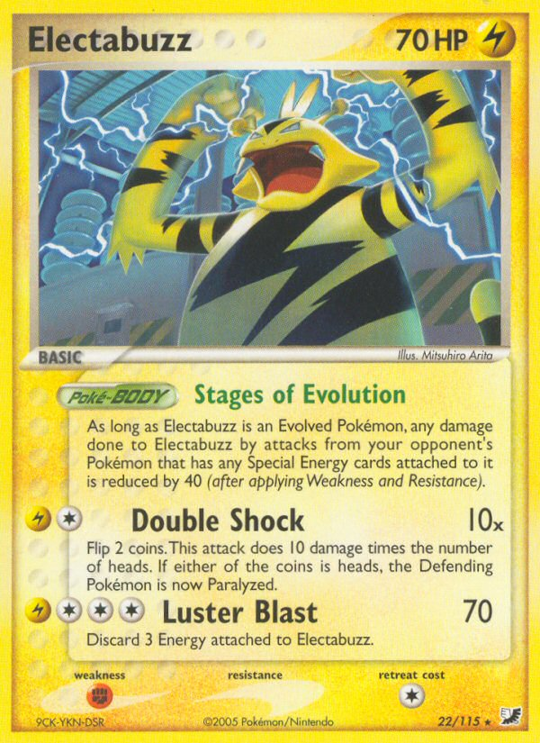 Electabuzz (22/115) [EX: Unseen Forces] | GnG Games