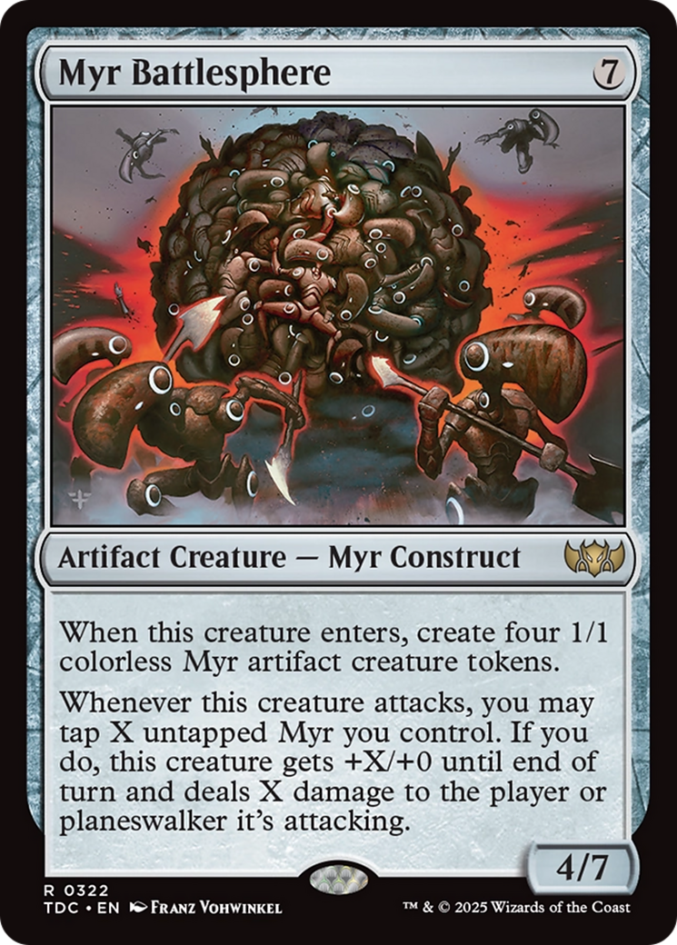 Myr Battlesphere [Tarkir: Dragonstorm Commander] | GnG Games
