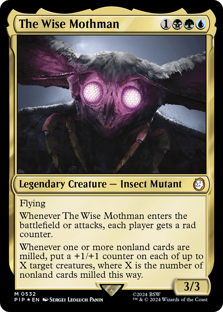 The Wise Mothman (Surge Foil) [Fallout] | GnG Games