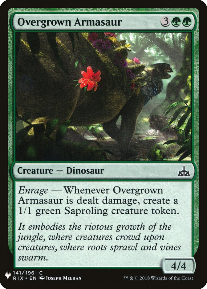 Overgrown Armasaur [Mystery Booster] | GnG Games