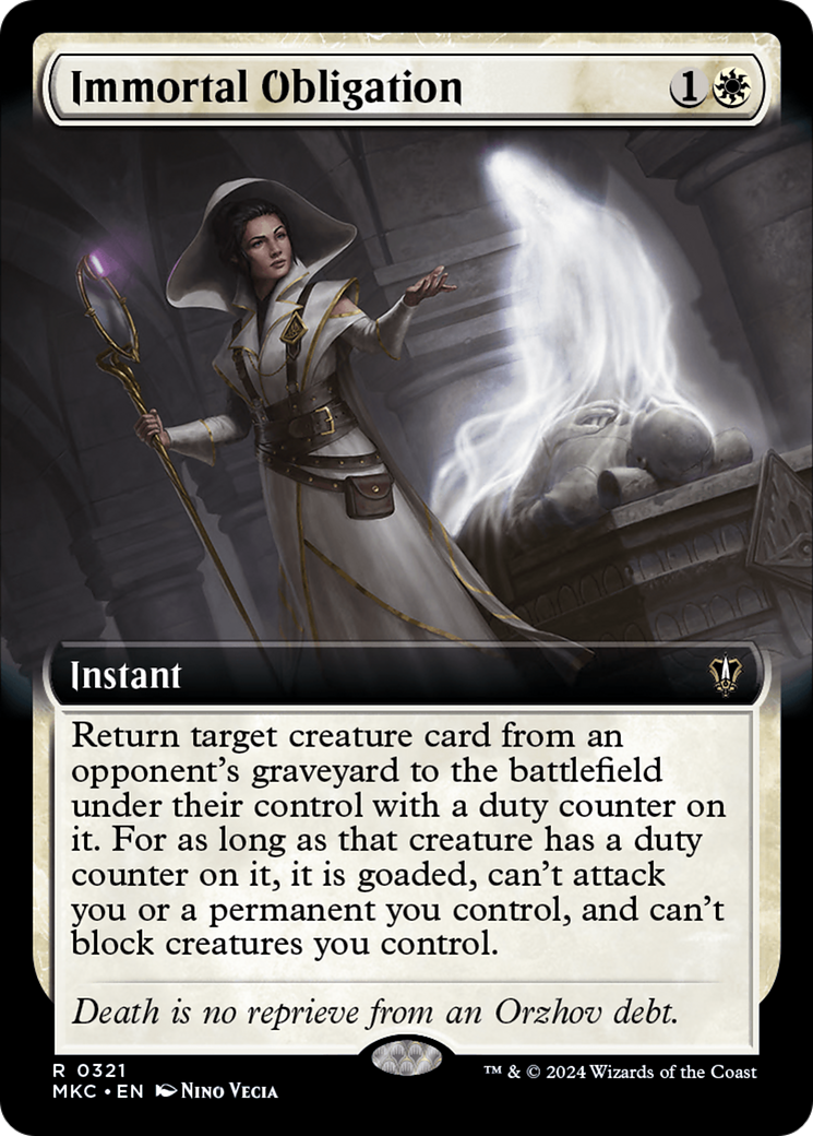 Immortal Obligation (Extended Art) [Murders at Karlov Manor Commander] | GnG Games