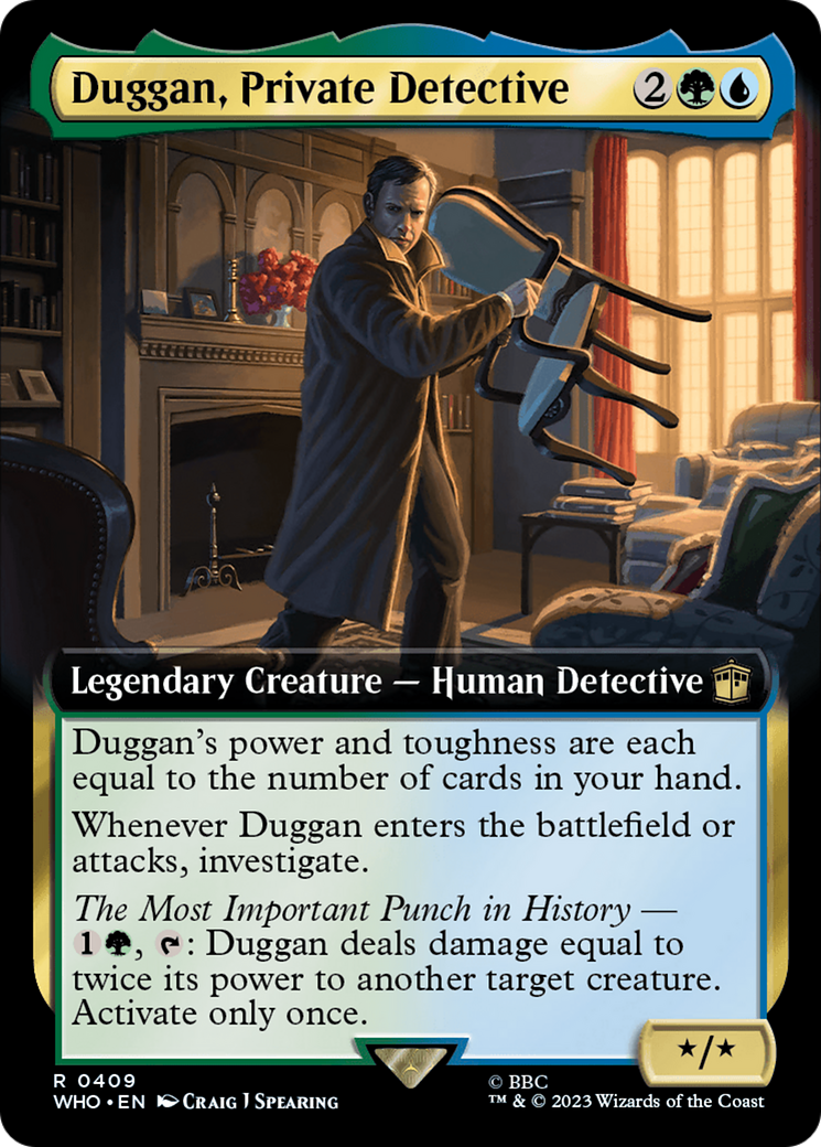 Duggan, Private Detective (Extended Art) [Doctor Who] | GnG Games