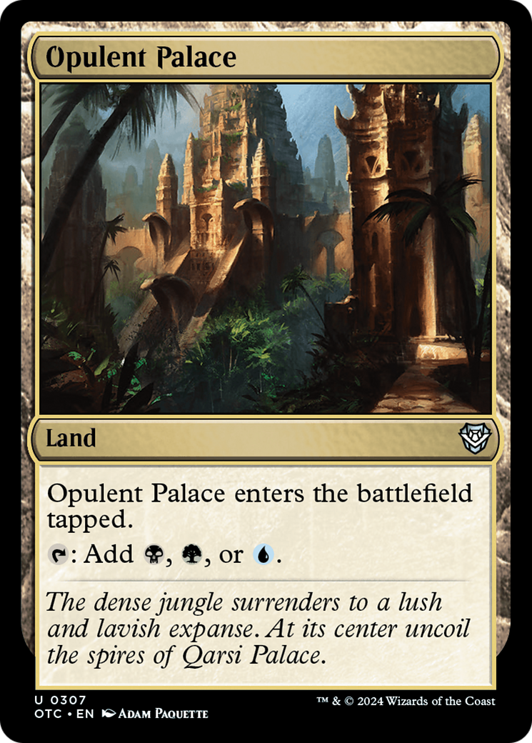 Opulent Palace [Outlaws of Thunder Junction Commander] | GnG Games