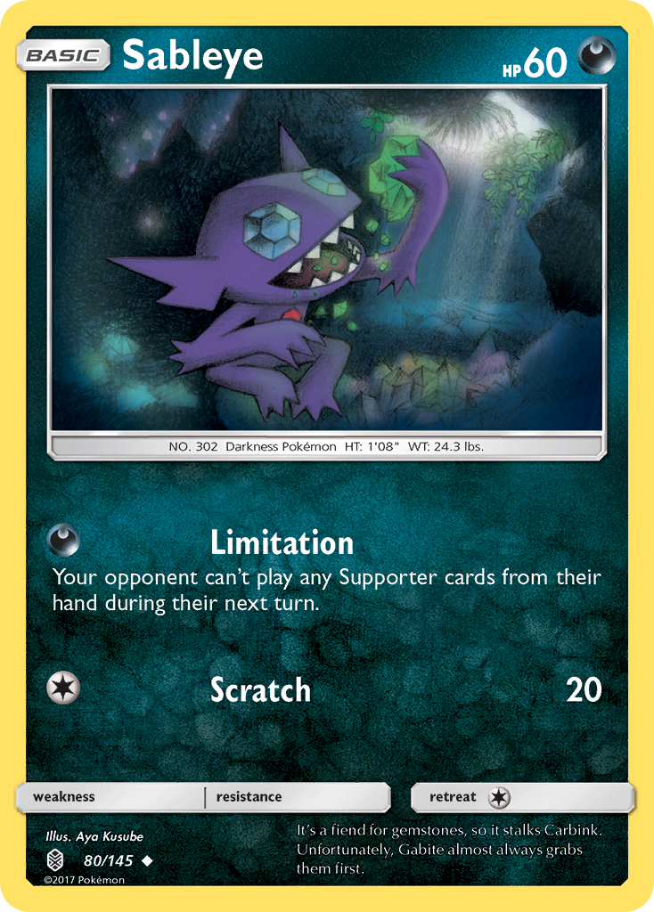 Sableye (80/145) [Sun & Moon: Guardians Rising] | GnG Games