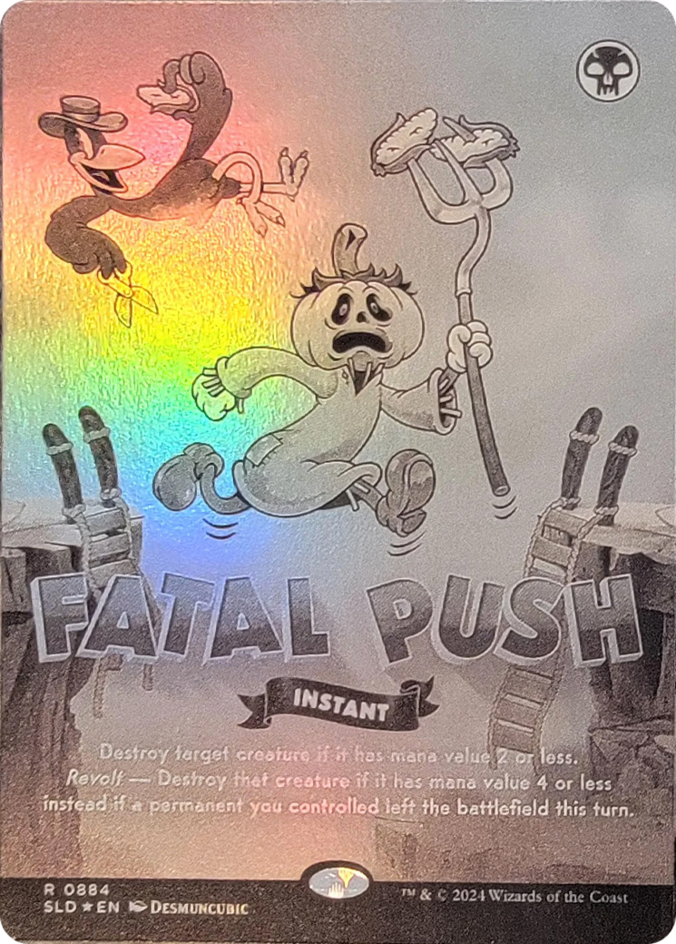 Fatal Push (0884) (Black & White Foil) [Secret Lair Drop Series] | GnG Games
