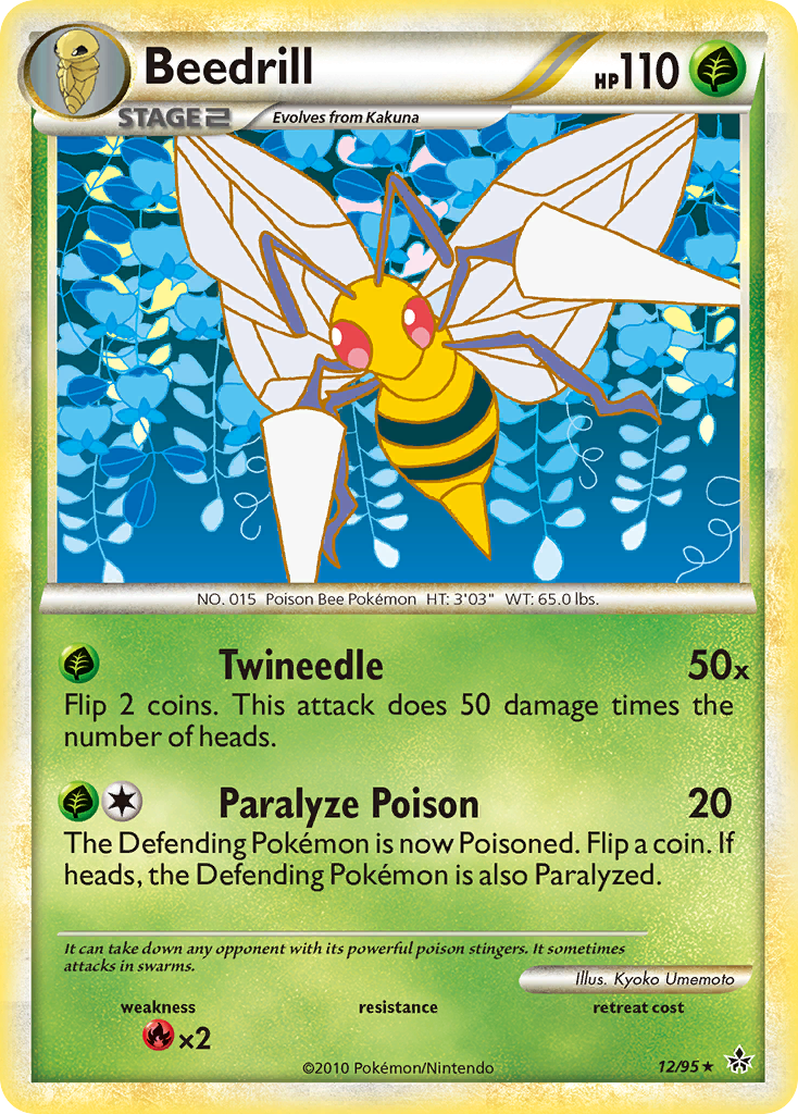 Beedrill (12/95) [HeartGold & SoulSilver: Unleashed] | GnG Games