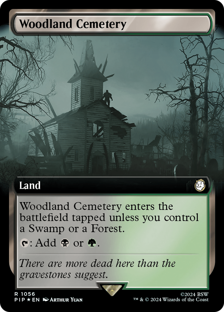 Woodland Cemetery (Extended Art) (Surge Foil) [Fallout] | GnG Games