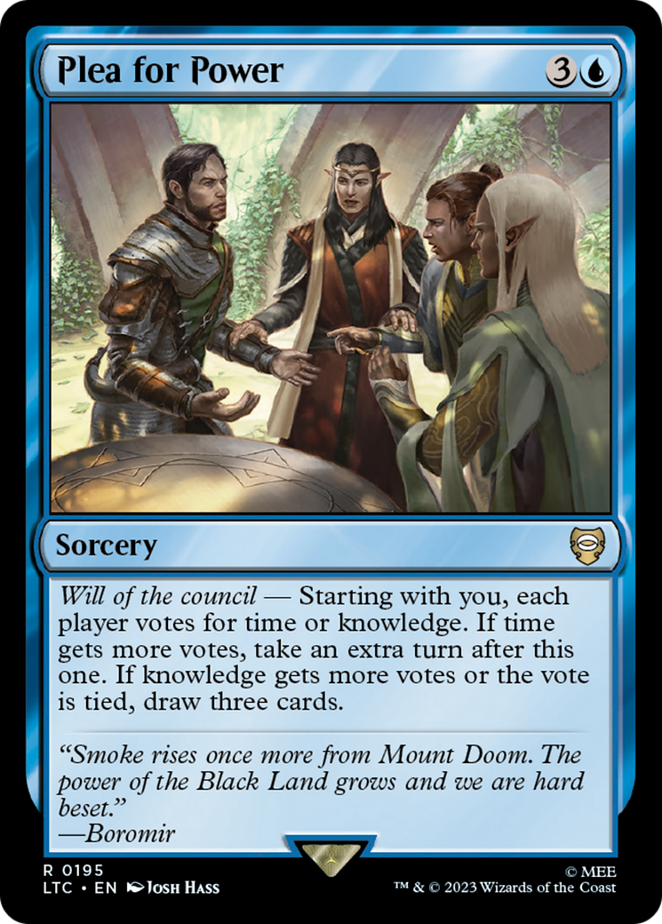 Plea for Power [The Lord of the Rings: Tales of Middle-Earth Commander] | GnG Games